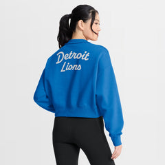 Detroit Lions Nike Women's Phoenix Fleece Quarter-Zip Sweatshirt