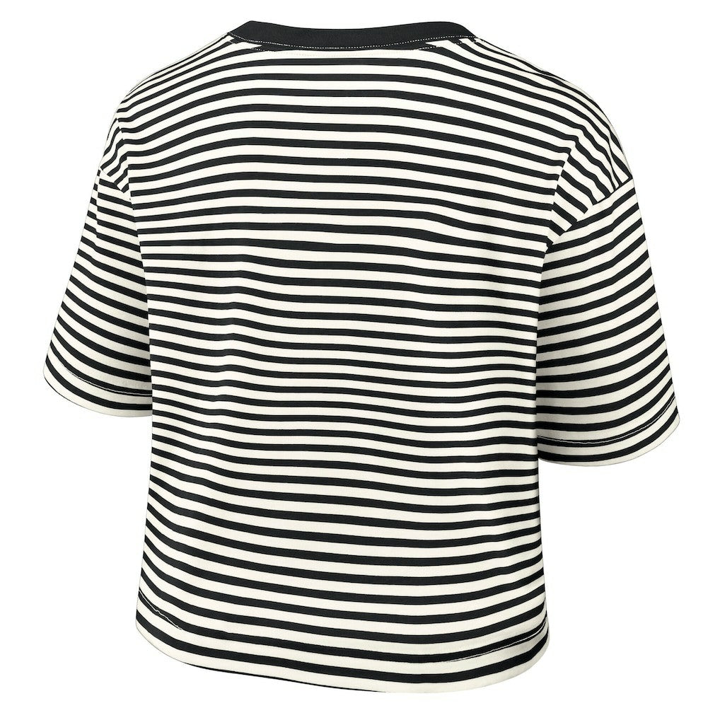 Pittsburgh Steelers Nike Women's Striped Cropped T-Shirt