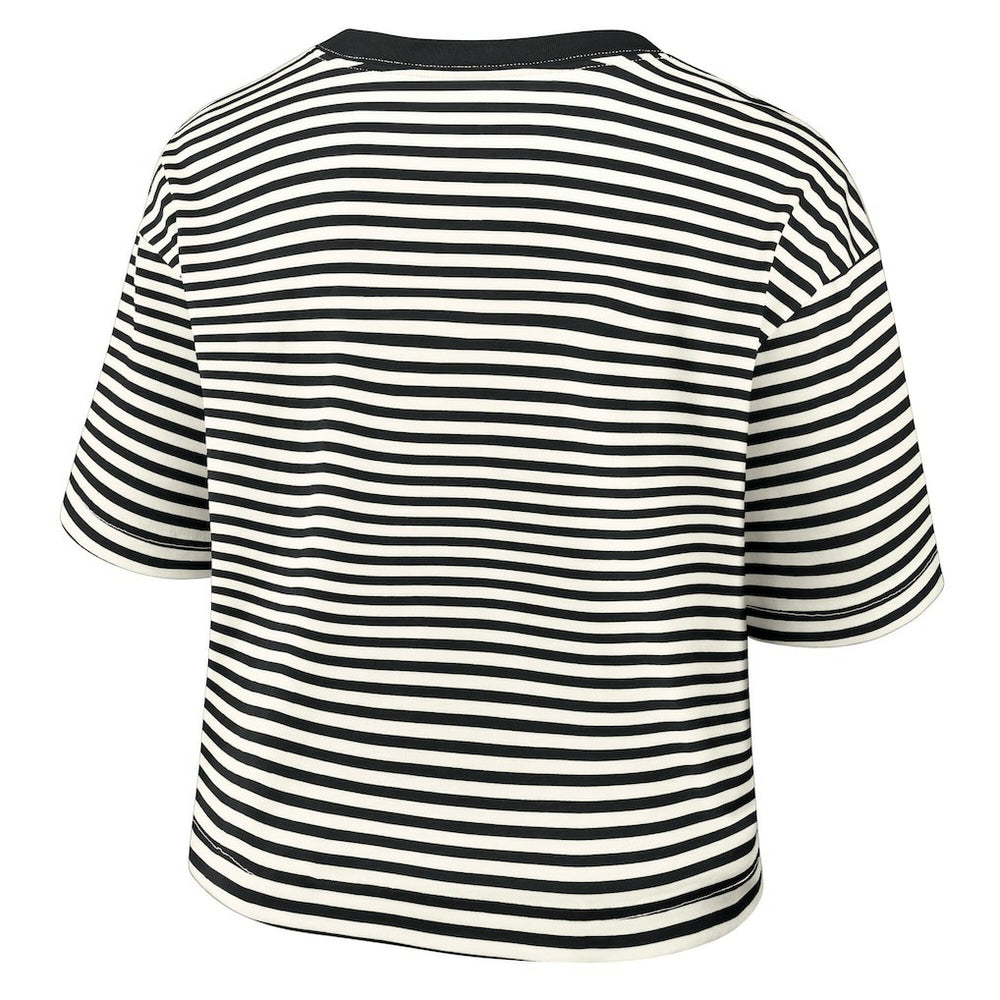 Pittsburgh Steelers Nike Women's Striped Cropped T-Shirt