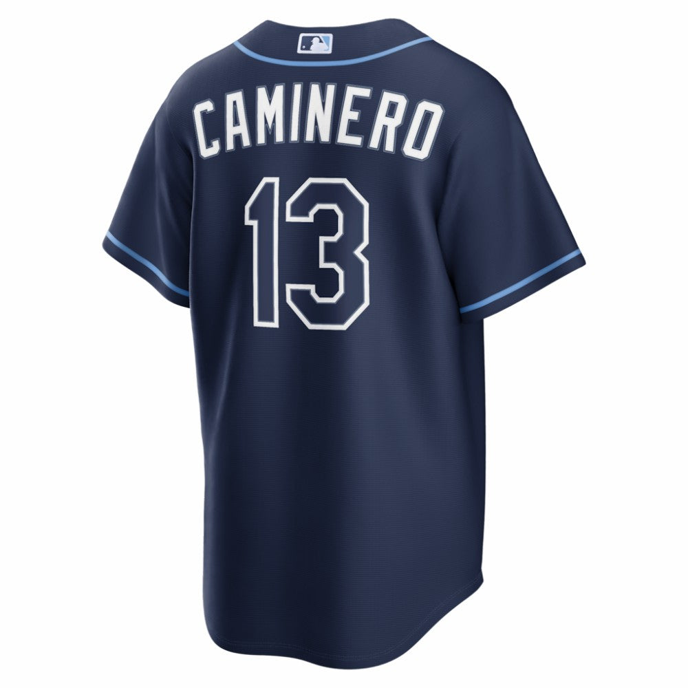 Junior Caminero Tampa Bay Rays Nike Road Replica Jersey | MLB On Sale