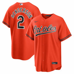 Gunnar Henderson Baltimore Orioles Nike Alternate 2 Replica Jersey | MLB On Sale