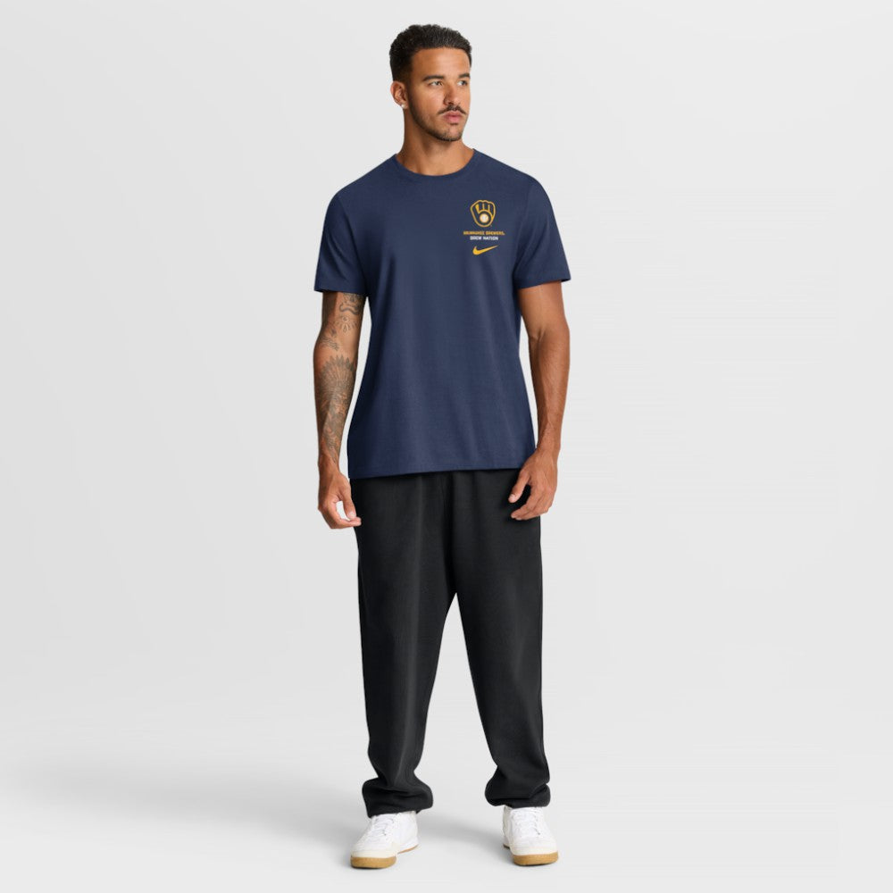 Milwaukee Brewers Nike Primetime 2-Hit T-Shirt | MLB Online