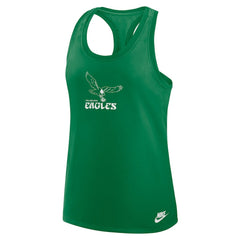 Philadelphia Eagles Nike Women's Hurry Up Tri-Blend Dri-FIT Tank Top