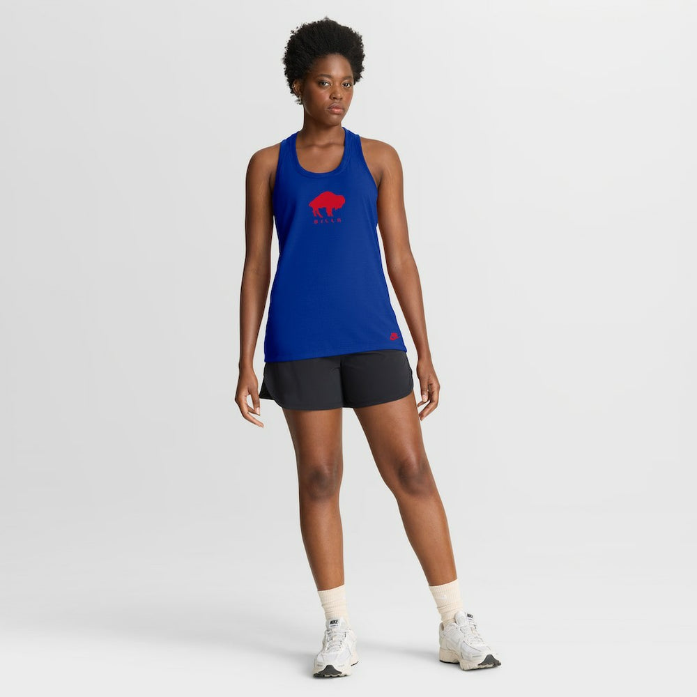Buffalo Bills Nike Women's Hurry Up Tri-Blend Dri-FIT Tank Top
