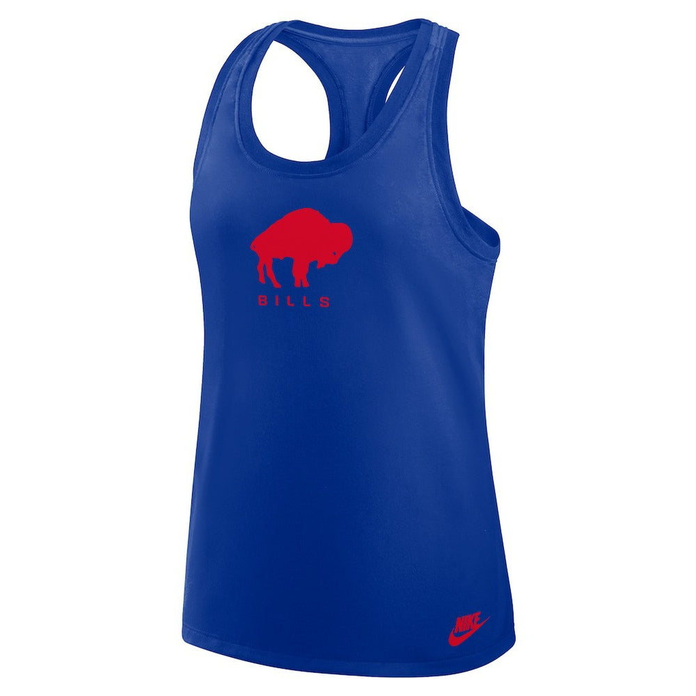 Buffalo Bills Nike Women's Hurry Up Tri-Blend Dri-FIT Tank Top
