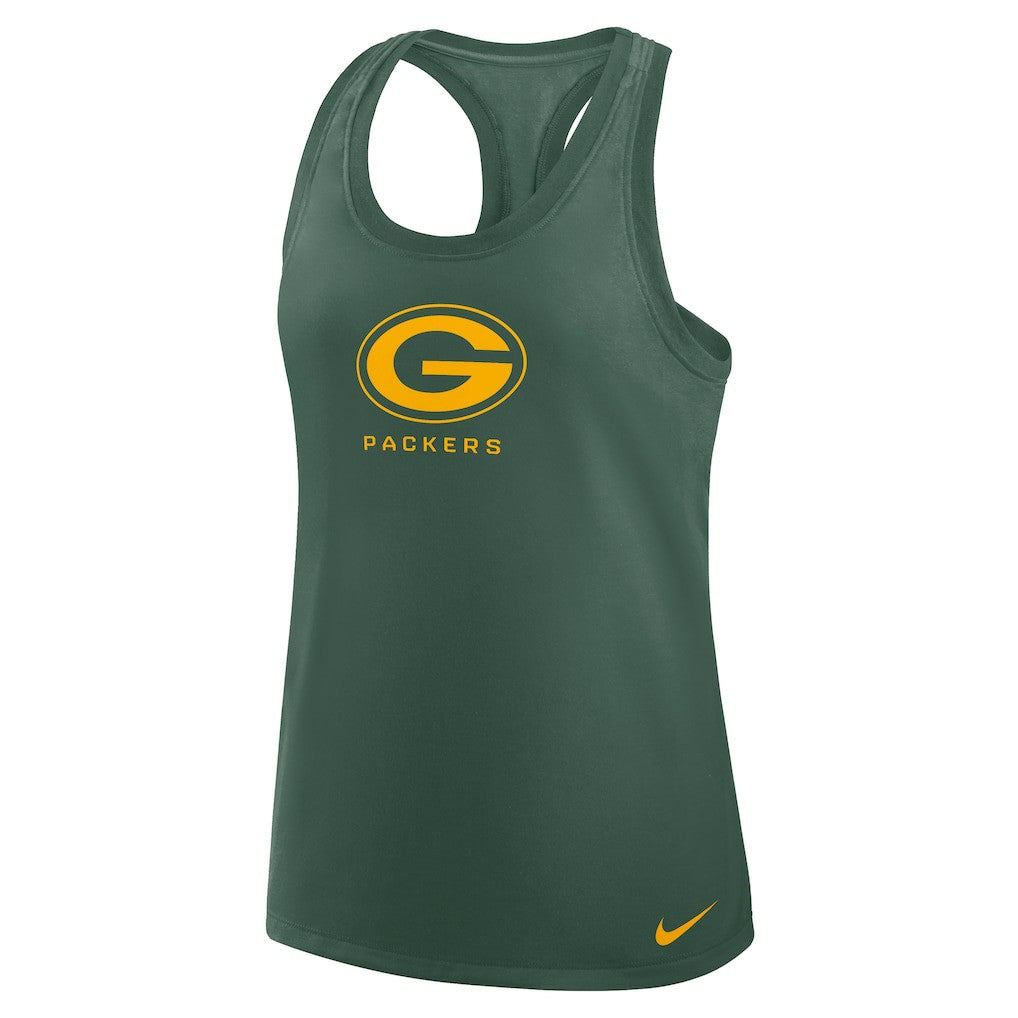 Green Bay Packers Nike Women's Hurry Up Tri-Blend Dri-FIT Tank Top