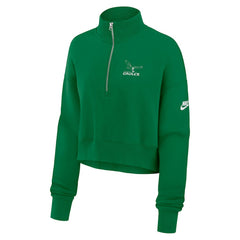 Philadelphia Eagles Nike Women's Phoenix Fleece Quarter-Zip Sweatshirt