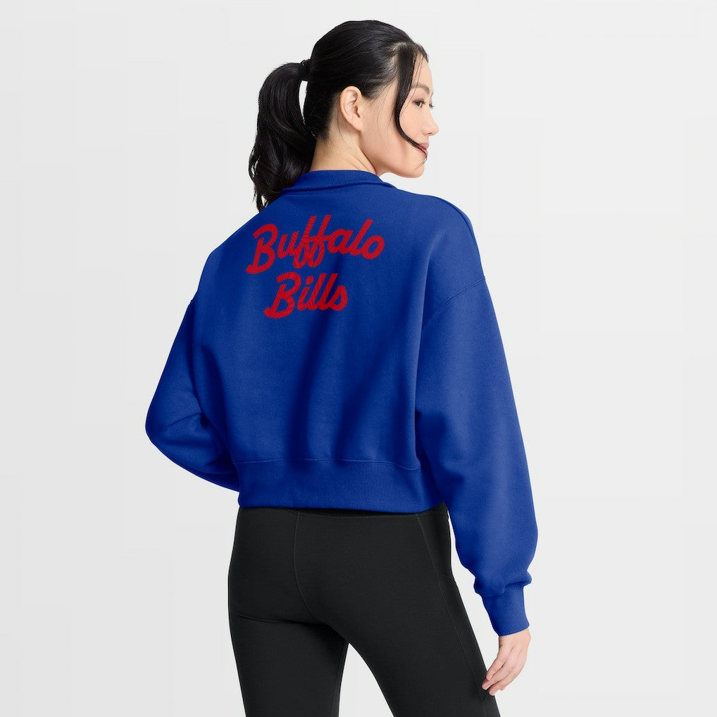Buffalo Bills Nike Women's Phoenix Fleece Quarter-Zip Sweatshirt