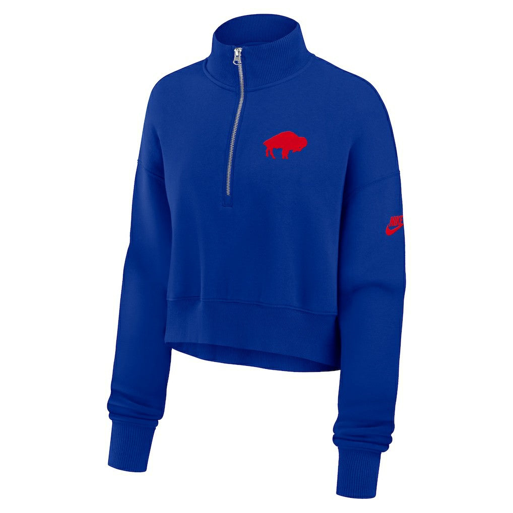 Buffalo Bills Nike Women's Phoenix Fleece Quarter-Zip Sweatshirt
