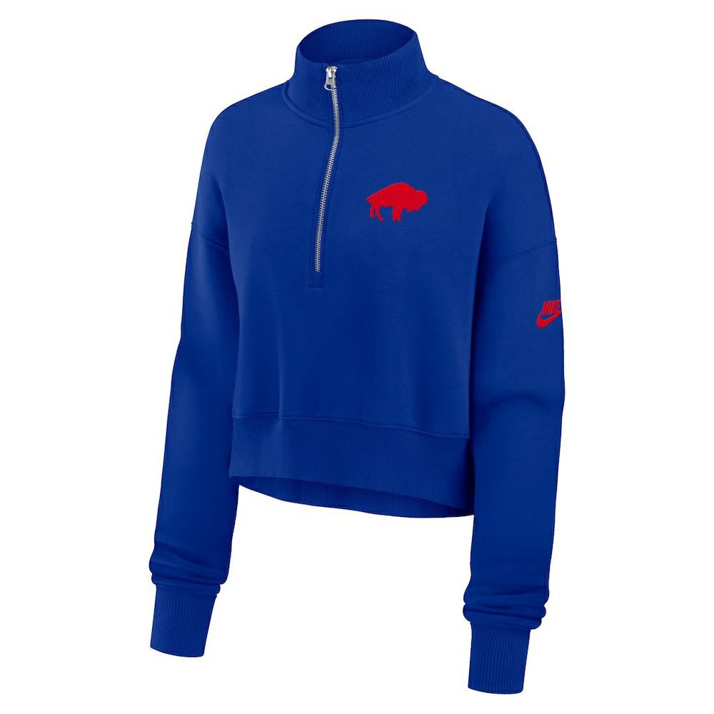 Buffalo Bills Nike Women's Phoenix Fleece Quarter-Zip Sweatshirt