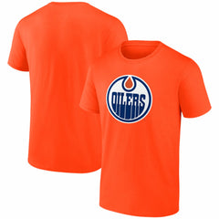 Edmonton Oilers Logo Athletic Essential T-Shirt Sale