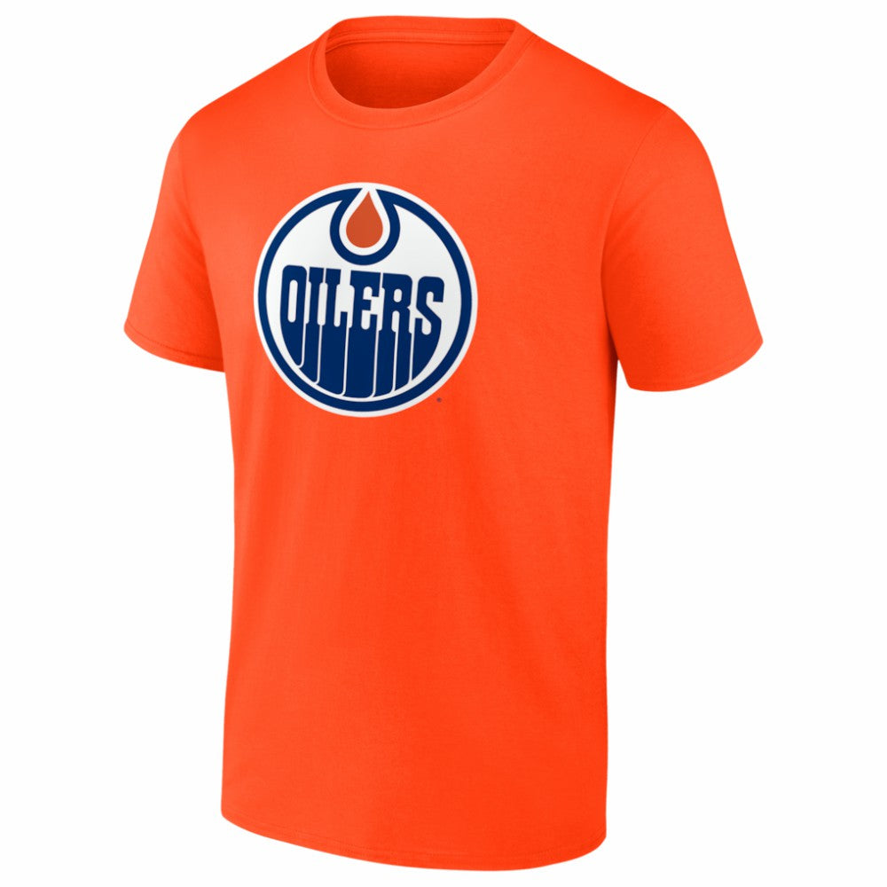 Edmonton Oilers Logo Athletic Essential T-Shirt Sale