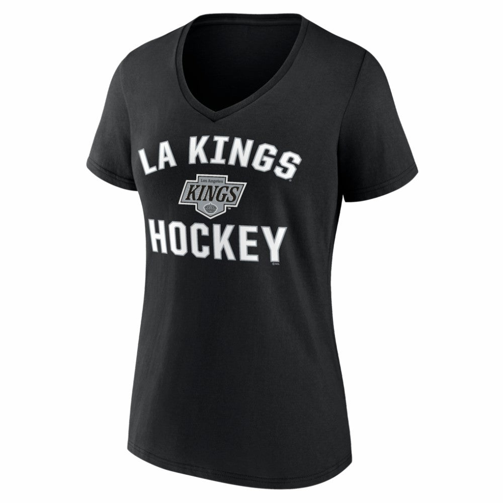 Los Angeles Kings Logo Athletic Women's Arch Victory V-Neck T-Shirt Online