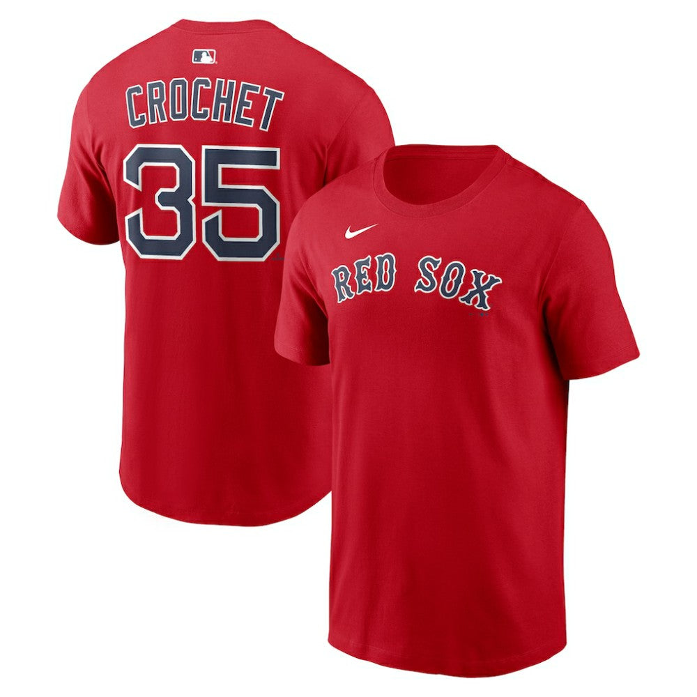 Garrett Crochet Boston Red Sox Nike Name & Number T-Shirt | MLB US
