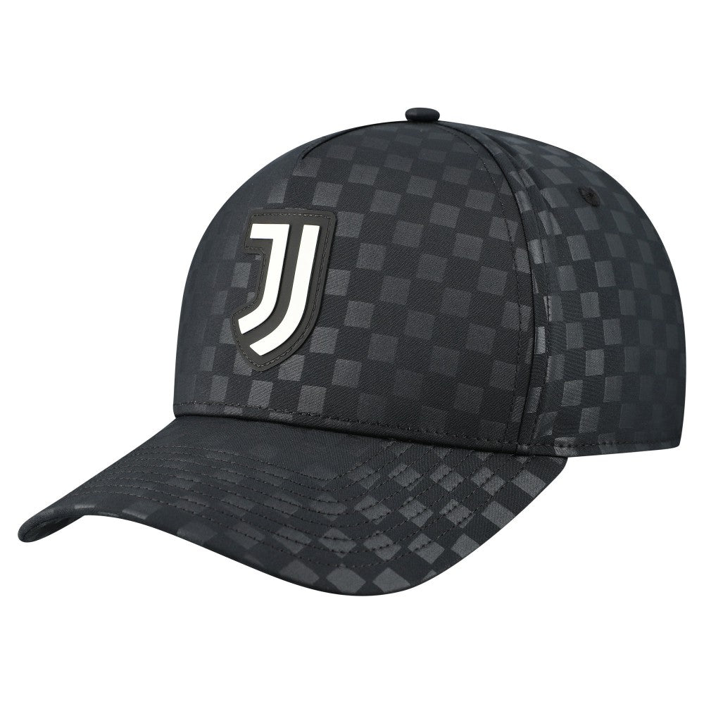 Juventus Checkmate A-Frame Adjustable Hat Black - Fanatics