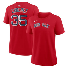 Garrett Crochet Boston Red Sox Nike Women's Name & Number T-Shirt | MLB On Sale
