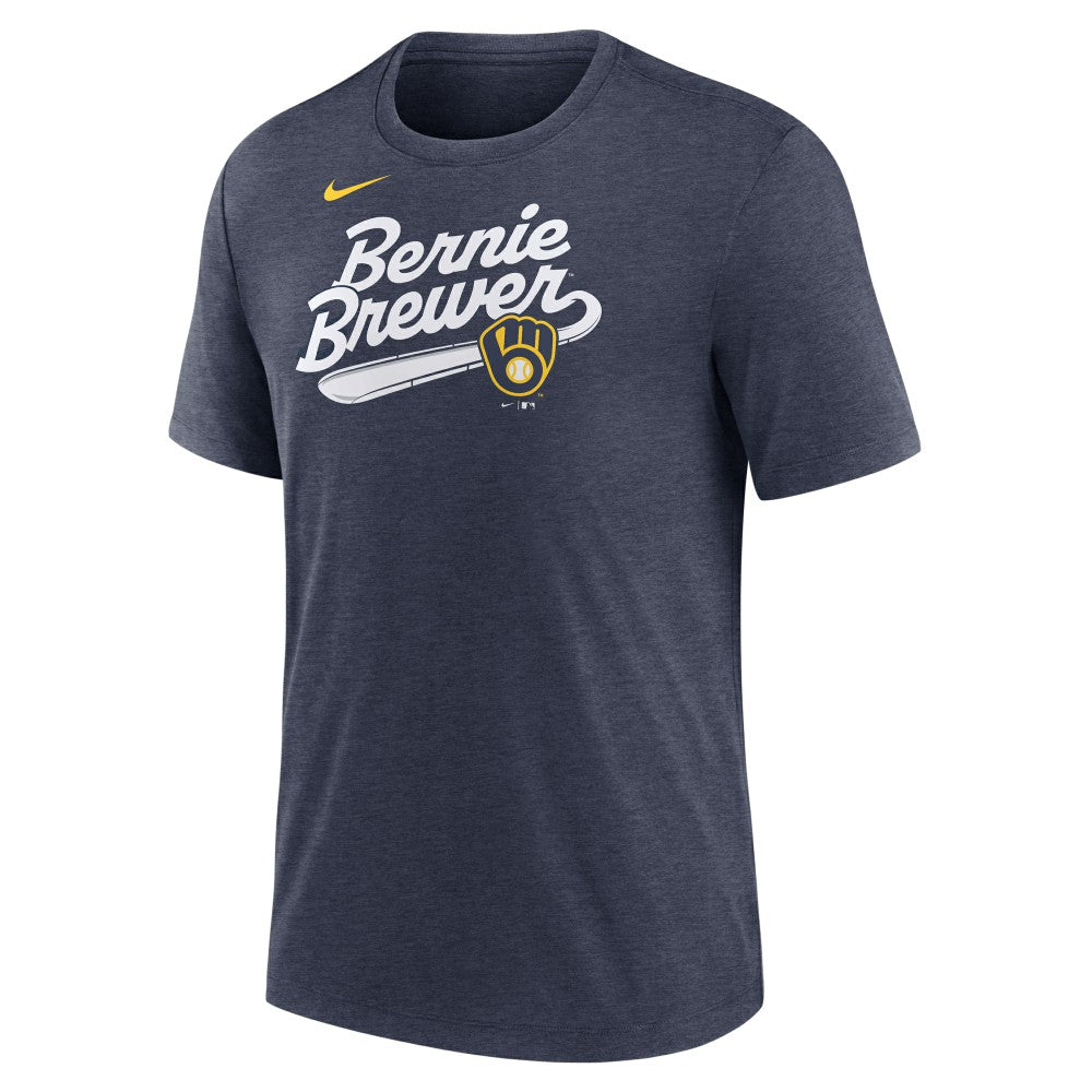 Milwaukee Brewers Nike Mascot Slide Tri-Blend T-Shirt | MLB On Sale