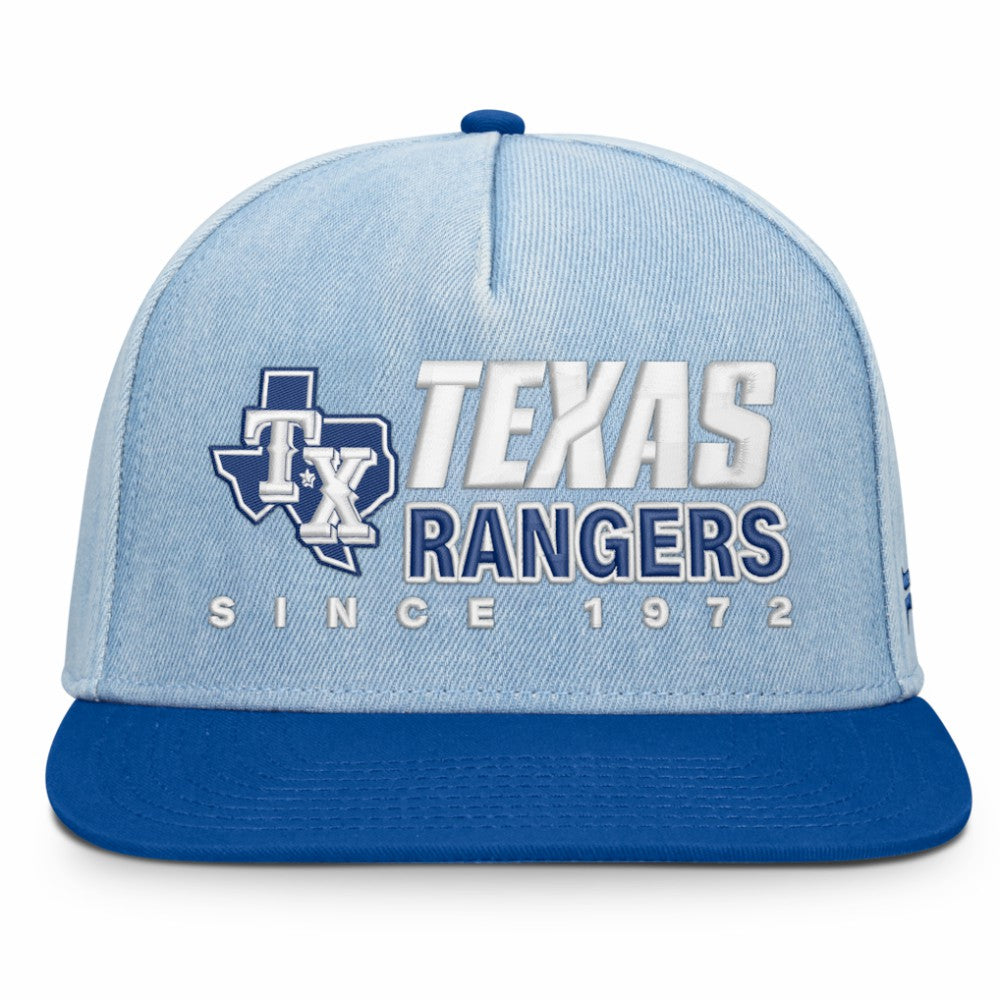 Texas Rangers Fanatics Twinbill Snapback Hat | MLB New