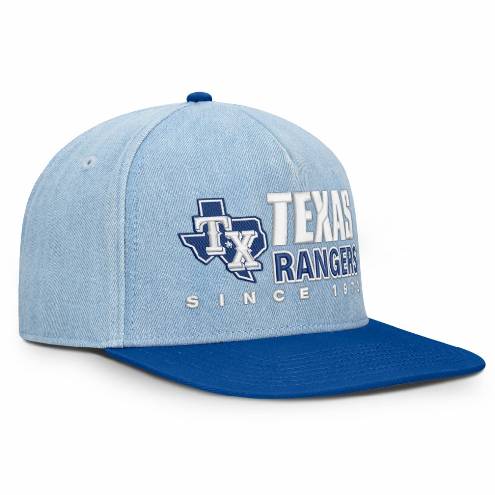 Texas Rangers Fanatics Twinbill Snapback Hat | MLB New