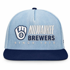 Milwaukee Brewers Fanatics Twinbill Snapback Hat | MLB Sale