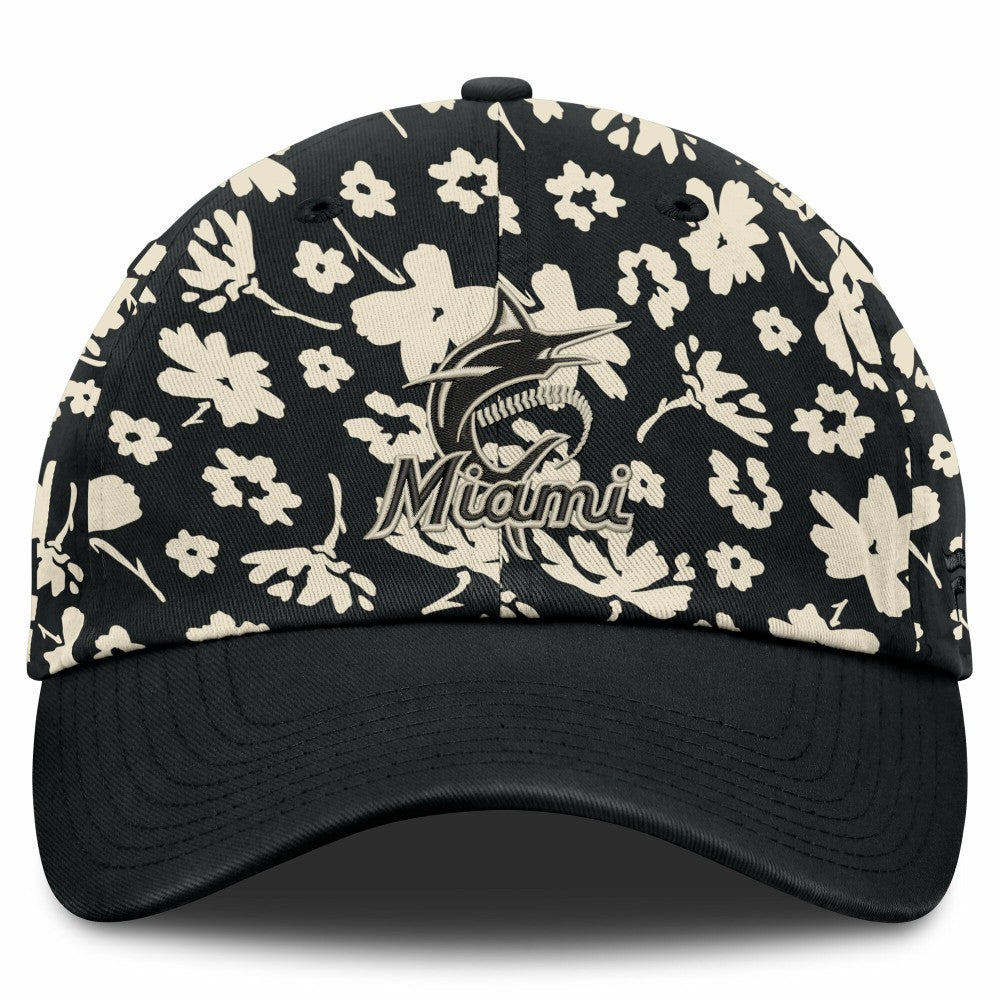 Miami Marlins Fanatics Women's Blossom Adjustable Hat | MLB Outlet