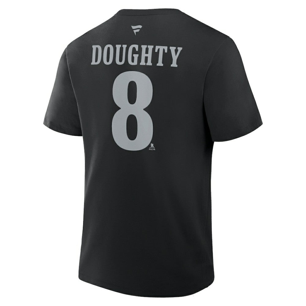 Drew Doughty Los Angeles Kings Fanatics Authentic Stack Name & Number T-Shirt Outlet