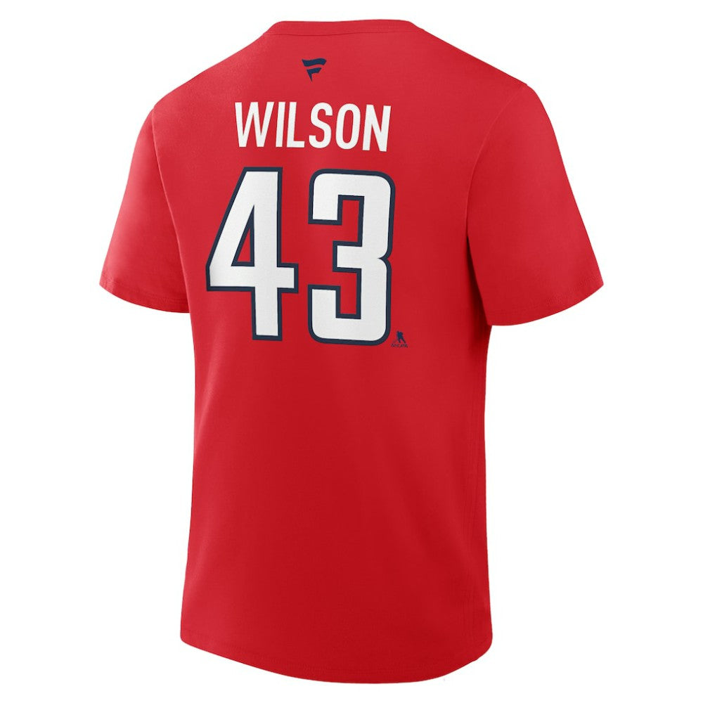 Tom Wilson Washington Capitals Fanatics Authentic Stack Name & Number T-Shirt On Sale