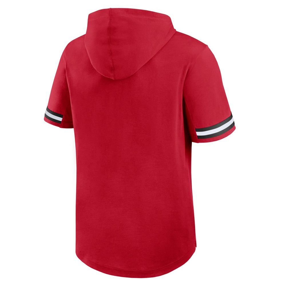 Tampa Bay Buccaneers Fanatics Optimal Play Short Sleeve Hooded T-Shirt