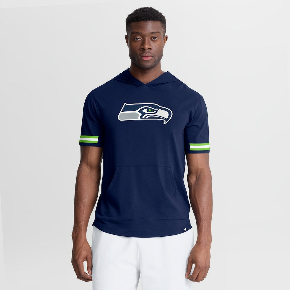 Seattle Seahawks Fanatics Optimal Play Short Sleeve Hooded T-Shirt