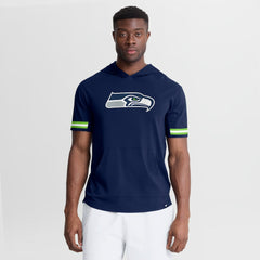 Seattle Seahawks Fanatics Optimal Play Short Sleeve Hooded T-Shirt
