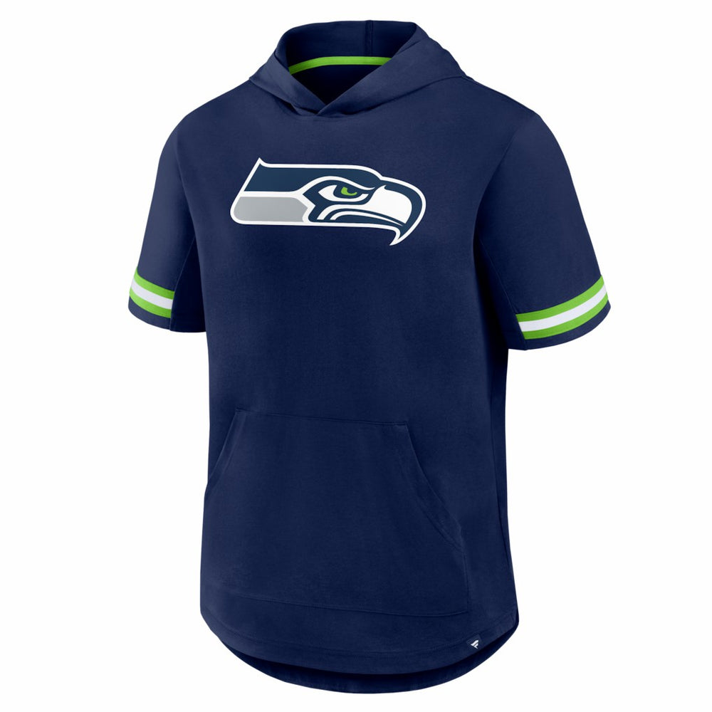 Seattle Seahawks Fanatics Optimal Play Short Sleeve Hooded T-Shirt