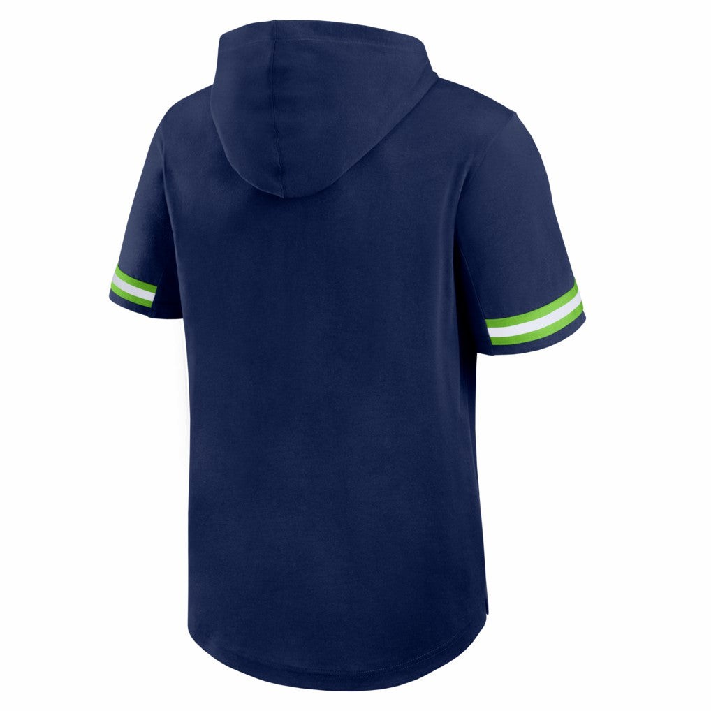Seattle Seahawks Fanatics Optimal Play Short Sleeve Hooded T-Shirt