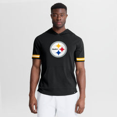 Pittsburgh Steelers Fanatics Optimal Play Short Sleeve Hooded T-Shirt