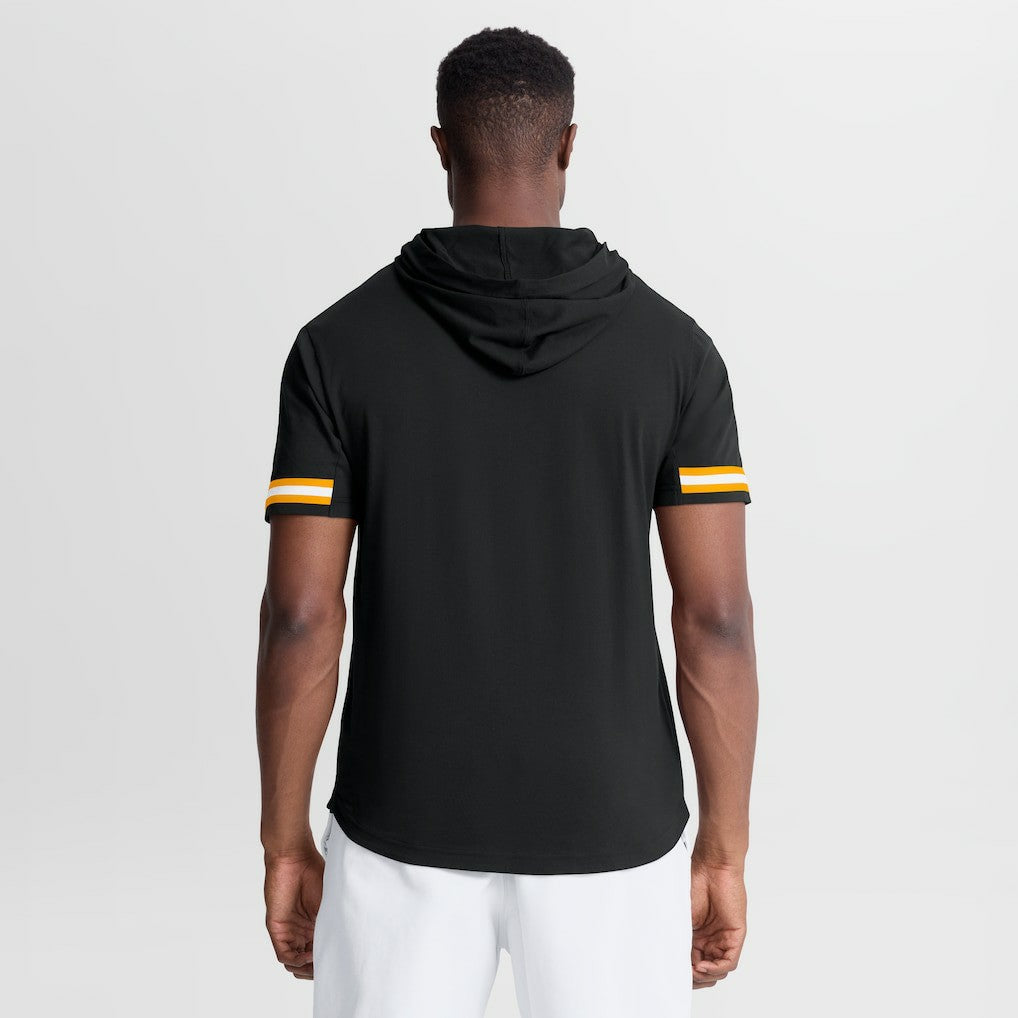 Pittsburgh Steelers Fanatics Optimal Play Short Sleeve Hooded T-Shirt