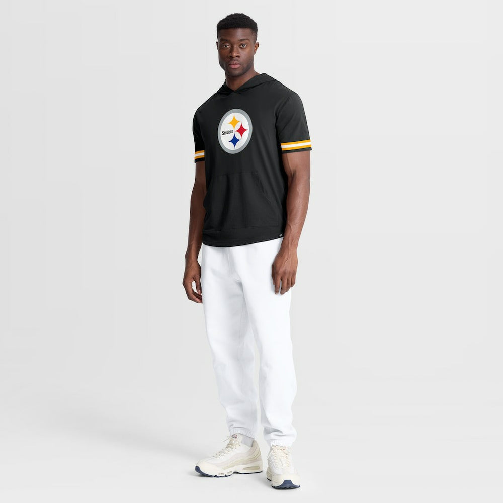 Pittsburgh Steelers Fanatics Optimal Play Short Sleeve Hooded T-Shirt