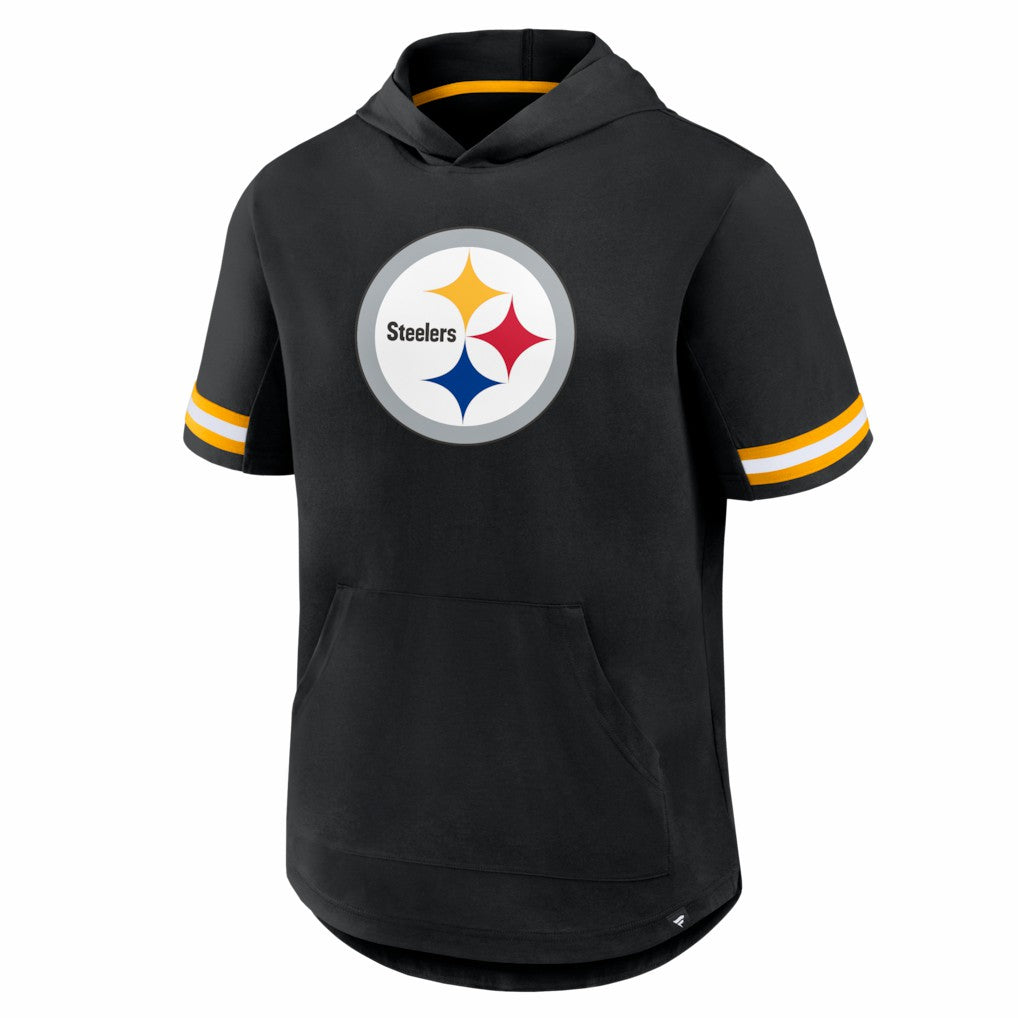 Pittsburgh Steelers Fanatics Optimal Play Short Sleeve Hooded T-Shirt