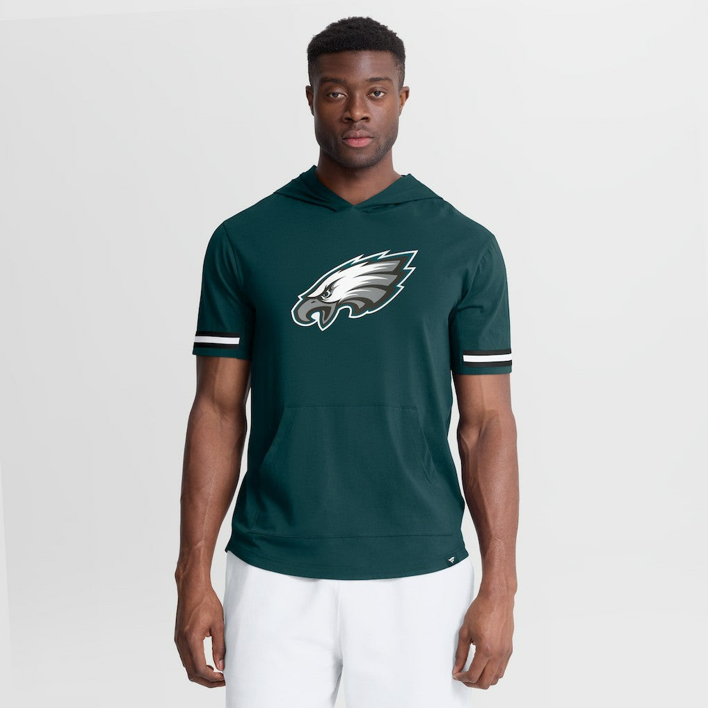 Philadelphia Eagles Fanatics Optimal Play Short Sleeve Hooded T-Shirt