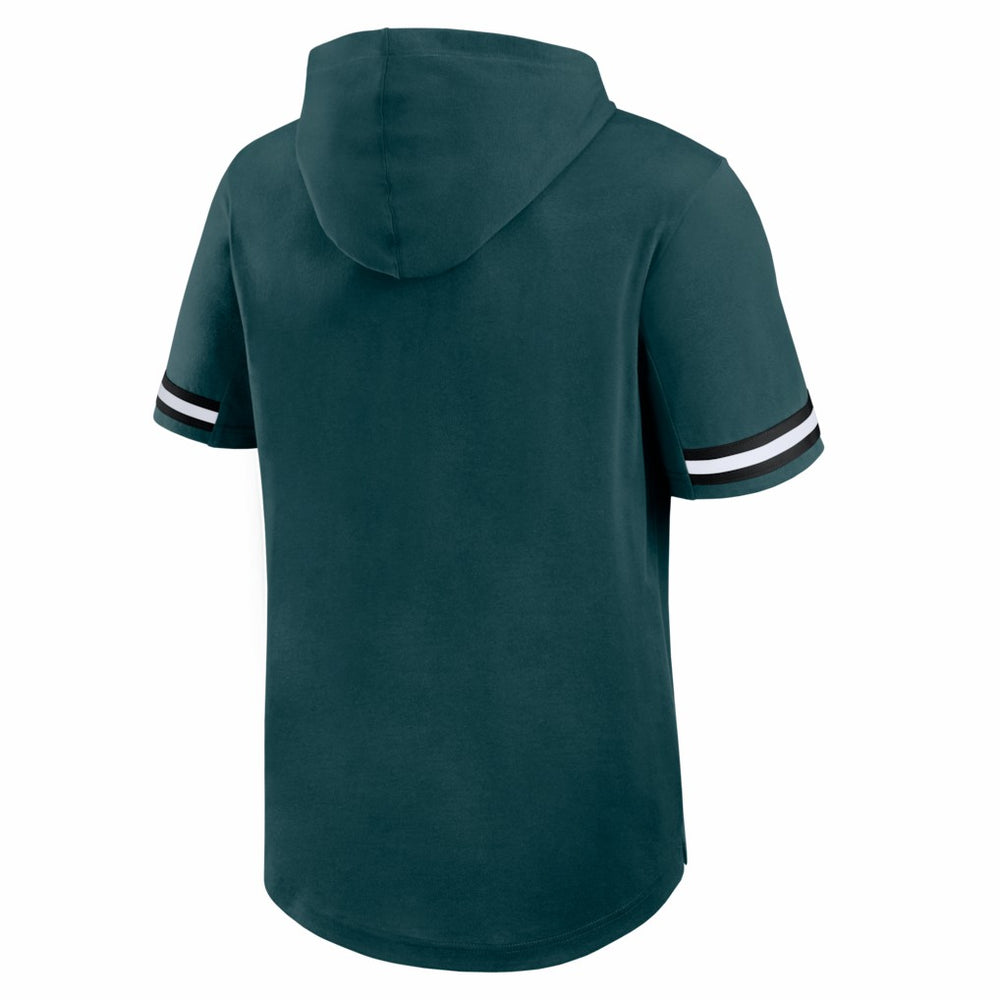 Philadelphia Eagles Fanatics Optimal Play Short Sleeve Hooded T-Shirt
