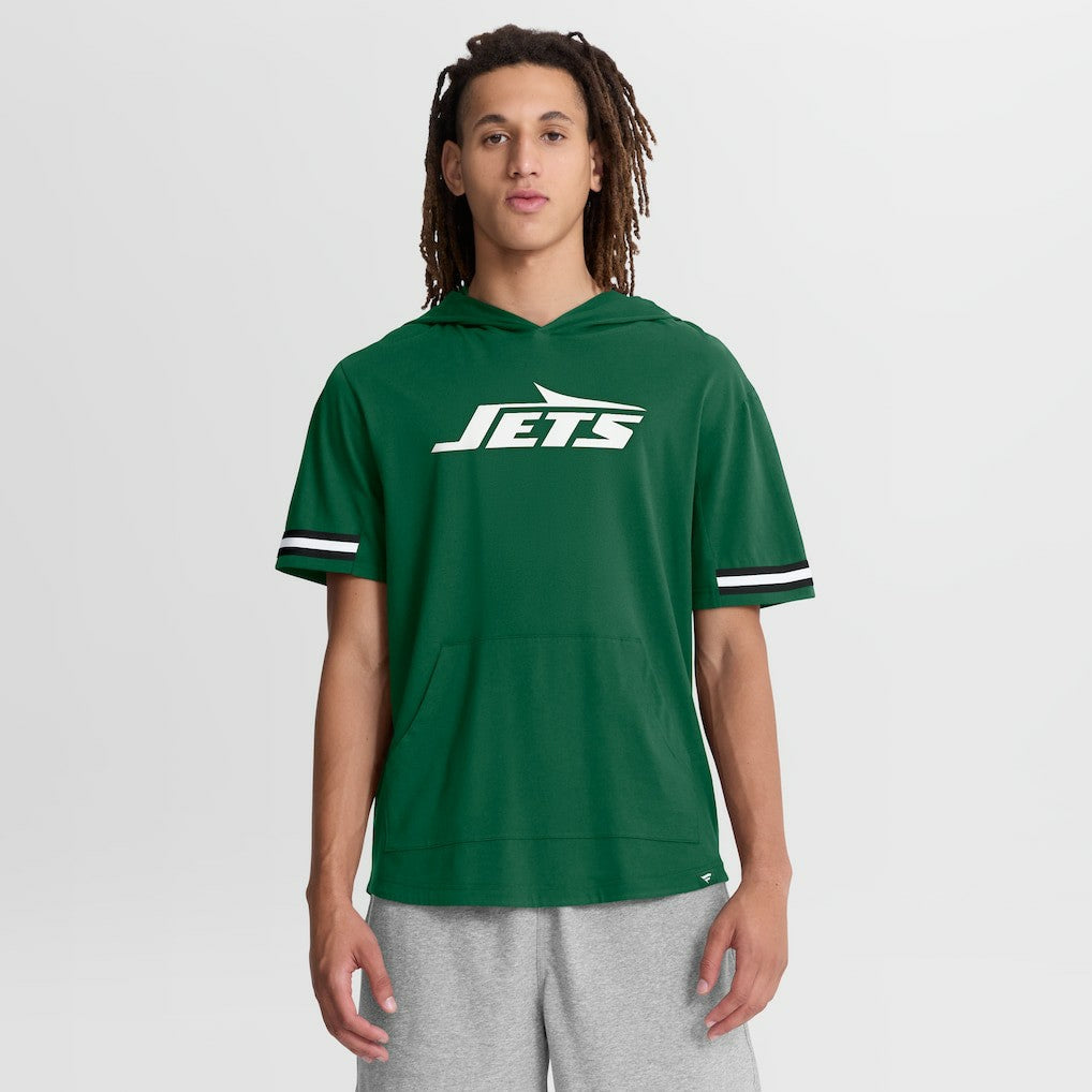 New York Jets Fanatics Optimal Play Short Sleeve Hooded T-Shirt