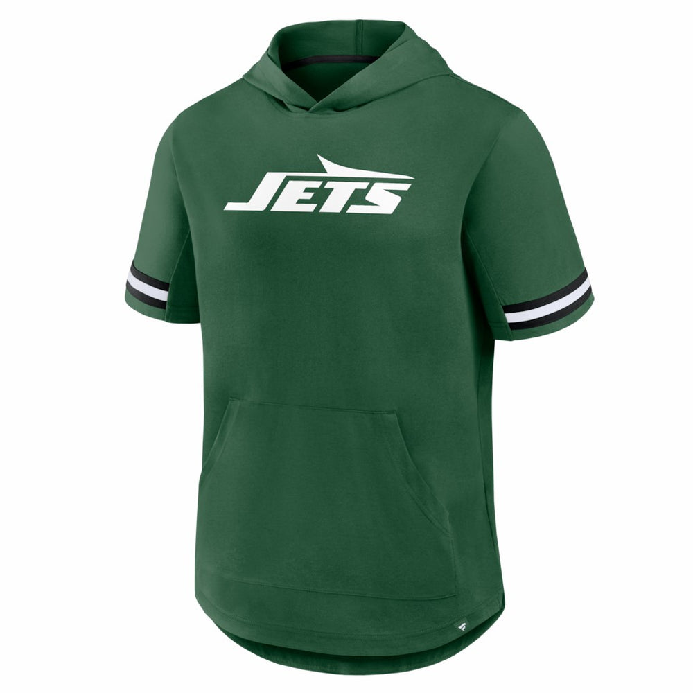 New York Jets Fanatics Optimal Play Short Sleeve Hooded T-Shirt