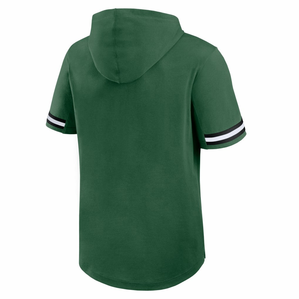 New York Jets Fanatics Optimal Play Short Sleeve Hooded T-Shirt