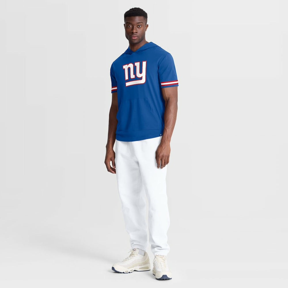 New York Giants Fanatics Optimal Play Short Sleeve Hooded T-Shirt