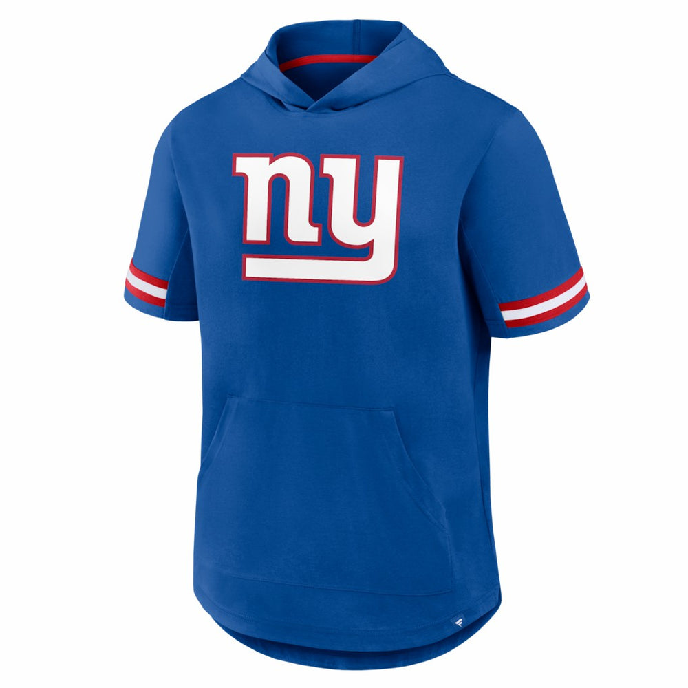 New York Giants Fanatics Optimal Play Short Sleeve Hooded T-Shirt