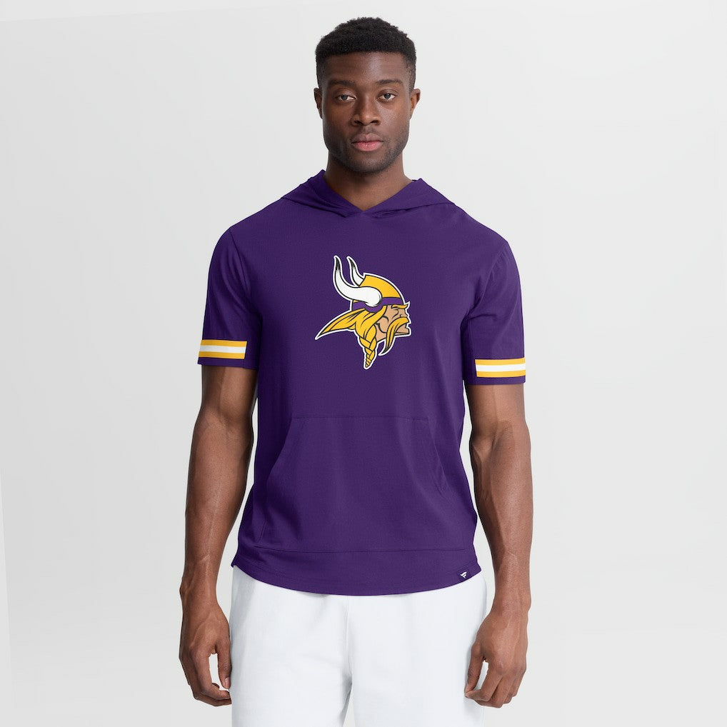 Minnesota Vikings Fanatics Optimal Play Short Sleeve Hooded T-Shirt