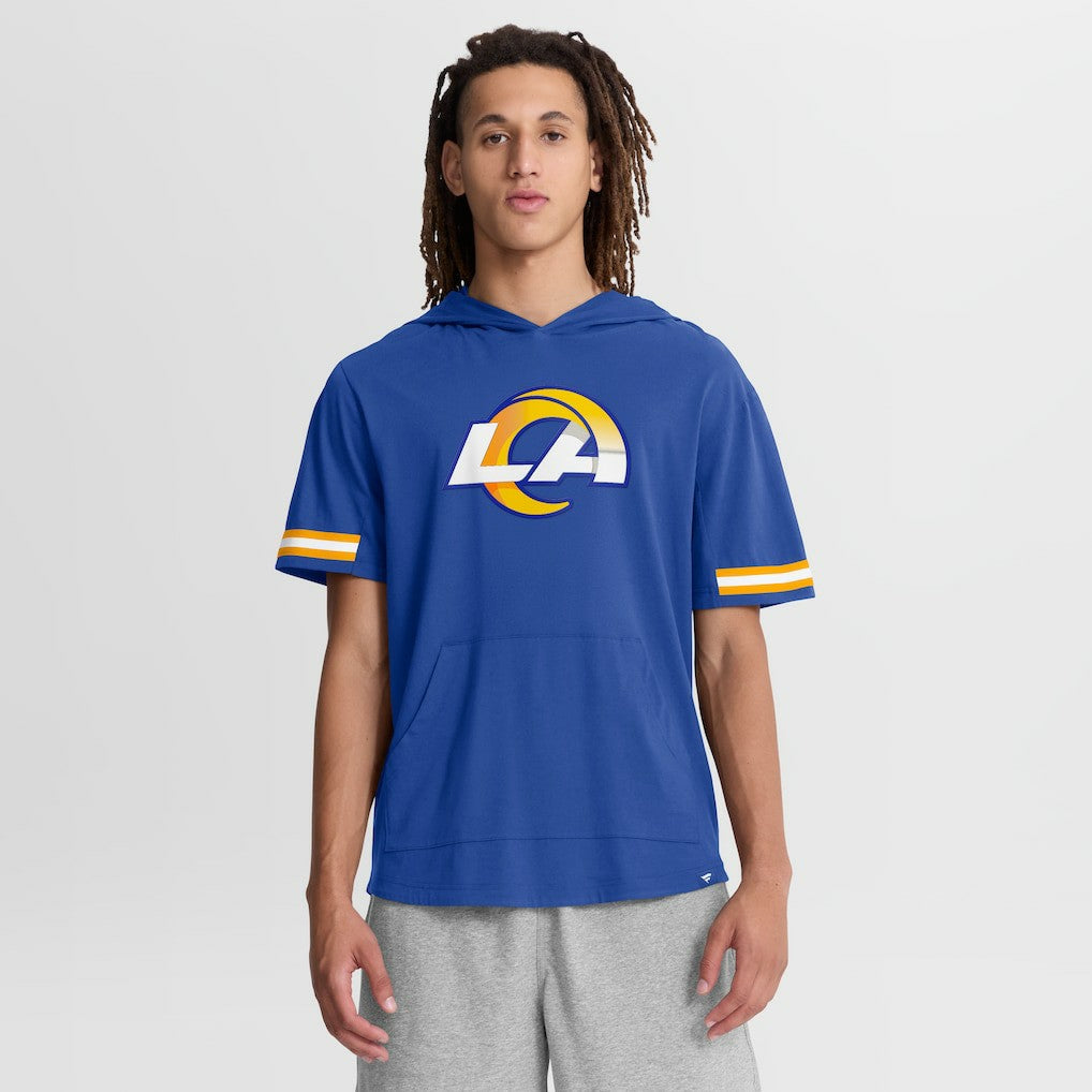 Los Angeles Rams Fanatics Optimal Play Short Sleeve Hooded T-Shirt