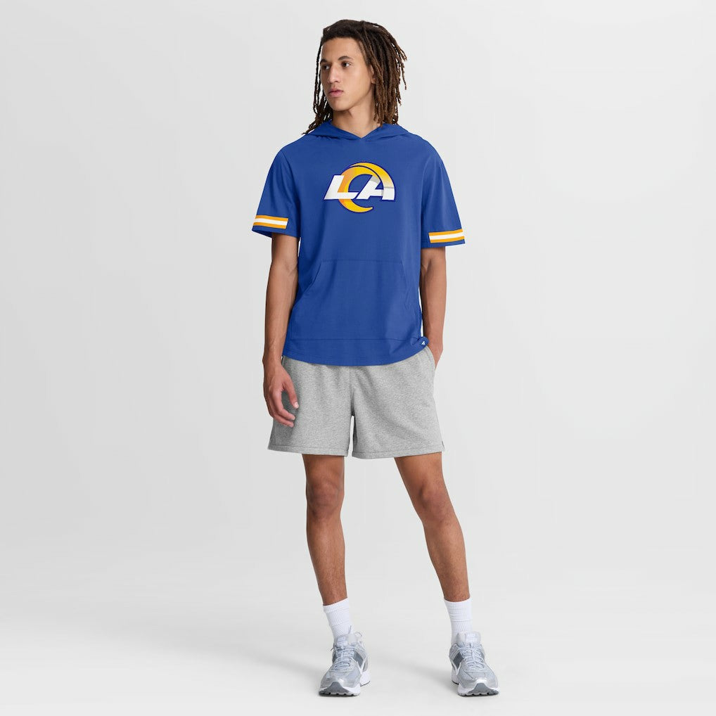 Los Angeles Rams Fanatics Optimal Play Short Sleeve Hooded T-Shirt