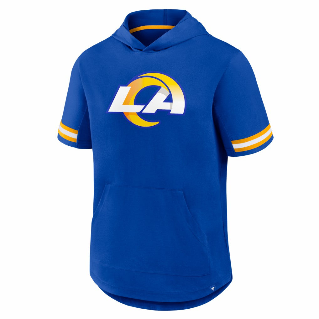Los Angeles Rams Fanatics Optimal Play Short Sleeve Hooded T-Shirt