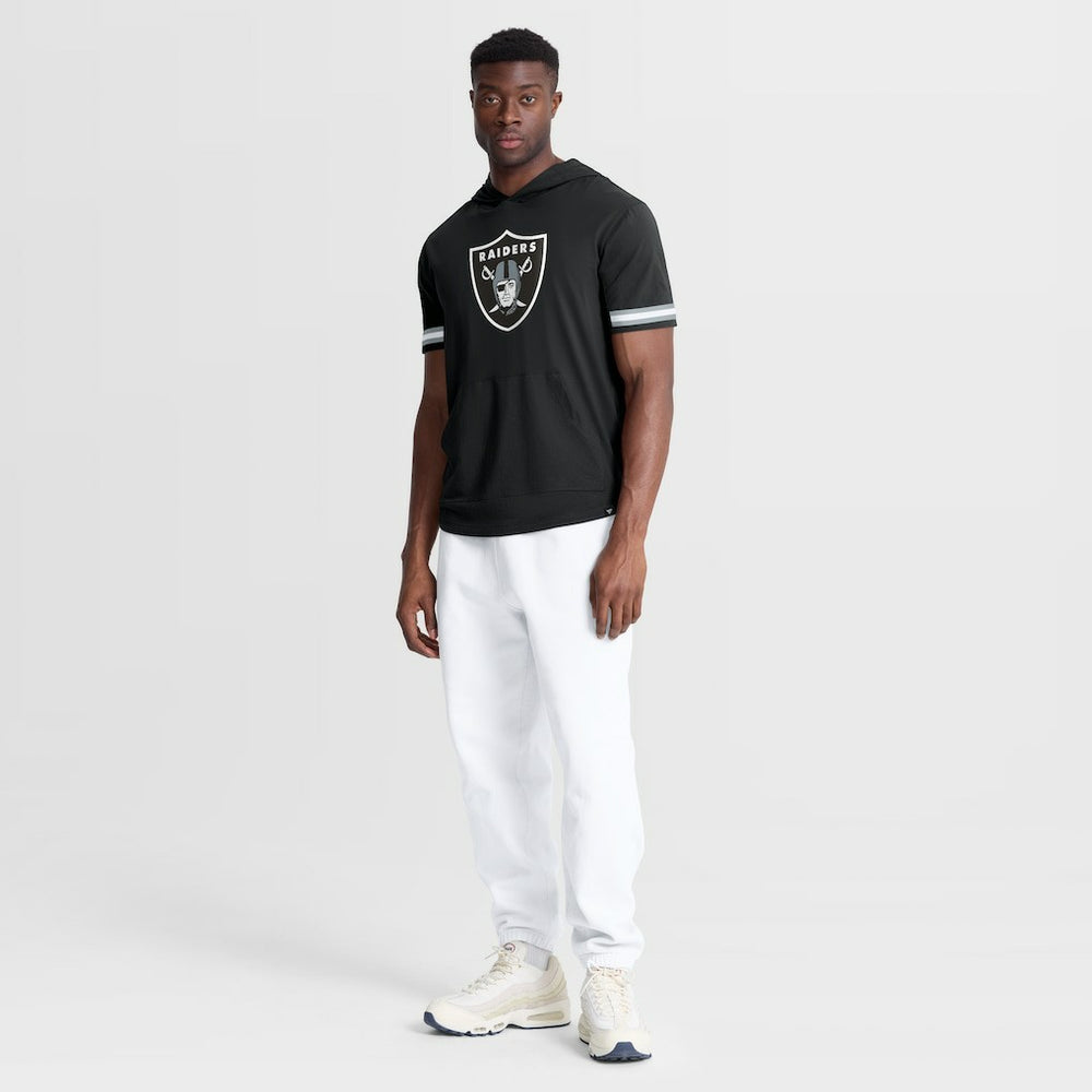 Las Vegas Raiders Fanatics Optimal Play Short Sleeve Hooded T-Shirt