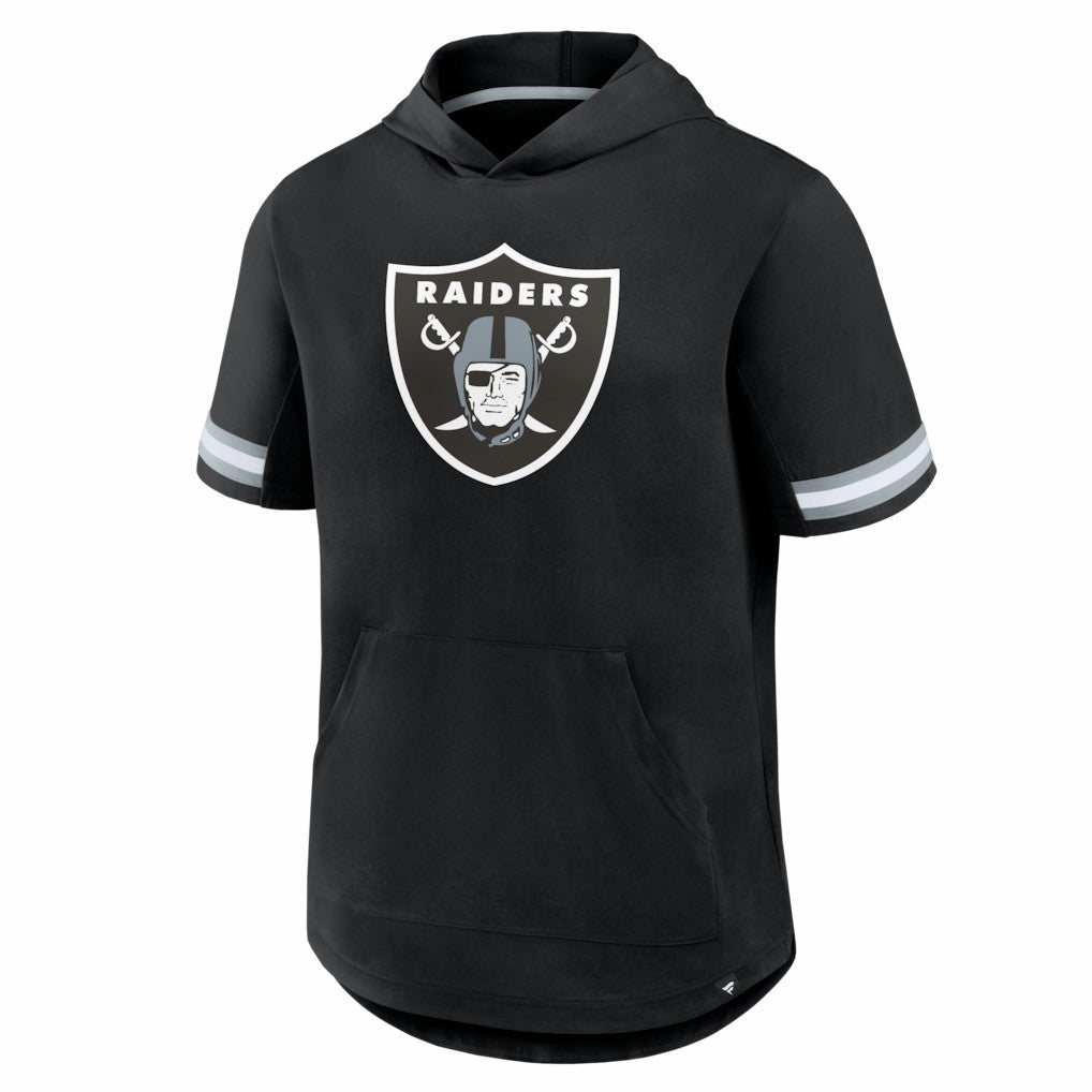 Las Vegas Raiders Fanatics Optimal Play Short Sleeve Hooded T-Shirt