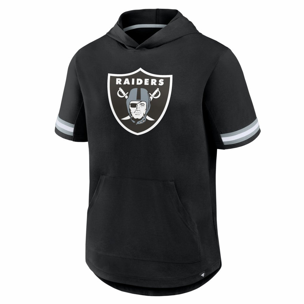 Las Vegas Raiders Fanatics Optimal Play Short Sleeve Hooded T-Shirt